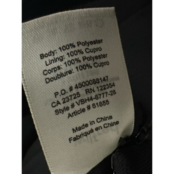 Aritzia Wilfred Ecoulement Tie Back Womens Jumpsuit - Black - Size 00 - Picture 8 of 8